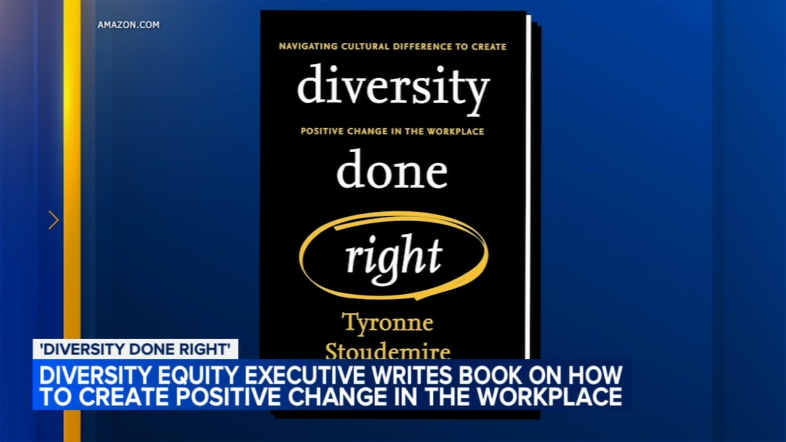 Diversity & equity executive writes book on how create positive change in the workplace [Video]