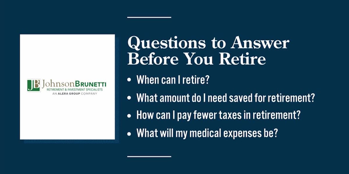 BETTER MONEY: Questions to answer before retirement, 6/29 [Video]