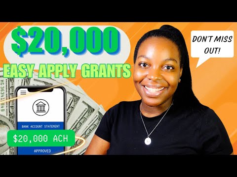 $20K Easy to Apply for New Business Grants | Grants 2024 [Video]