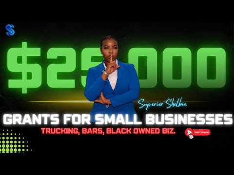 Apply now! $25,000 Grants for Small Business Owners! [Video]