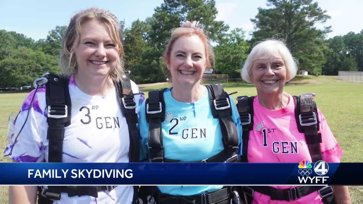 3 generations of women make skydiving bucket list [Video]