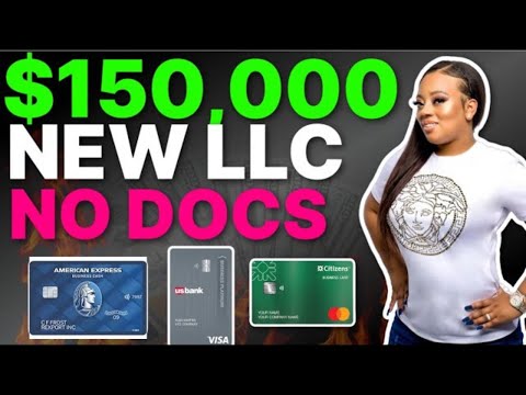 How to Get Up to $150,000 in Business Credit Cards with NEW LLC at 0% APR NO DOCS Required [Video]