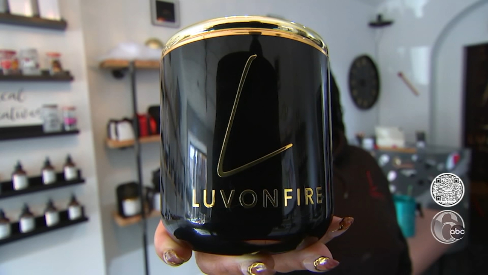 Black-owned small business LuvOnFire Candle Company sells scents of love in Queen Village [Video]