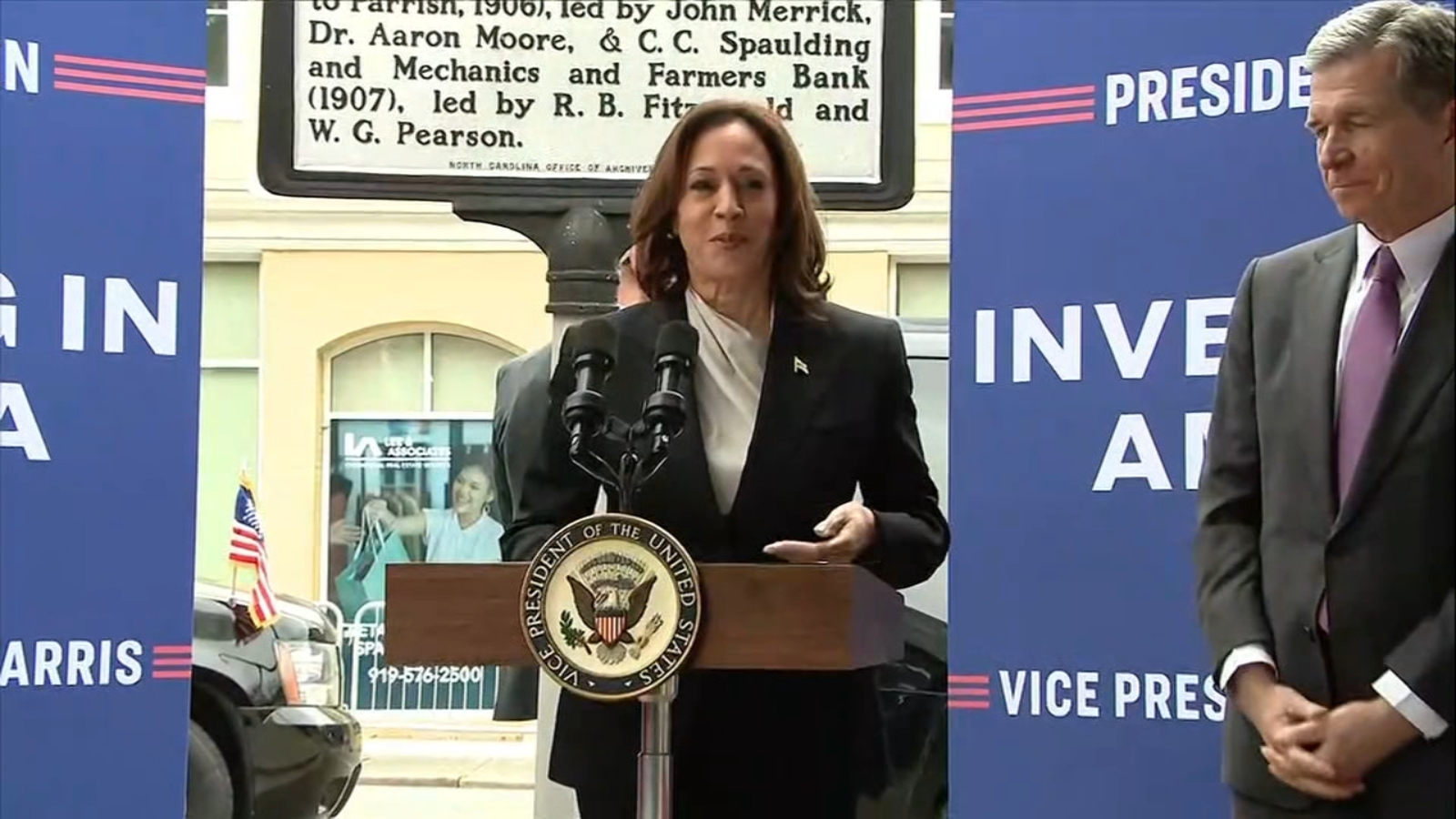 2024 Voting | VP Kamala Harris in Durham to discuss White House plan to invest millions in economy [Video]