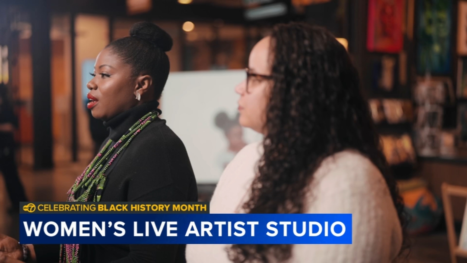 Black History Month: Navy Pier Women’s Live Artist Studio creates safe space for women of color to dream big in Chicago [Video]