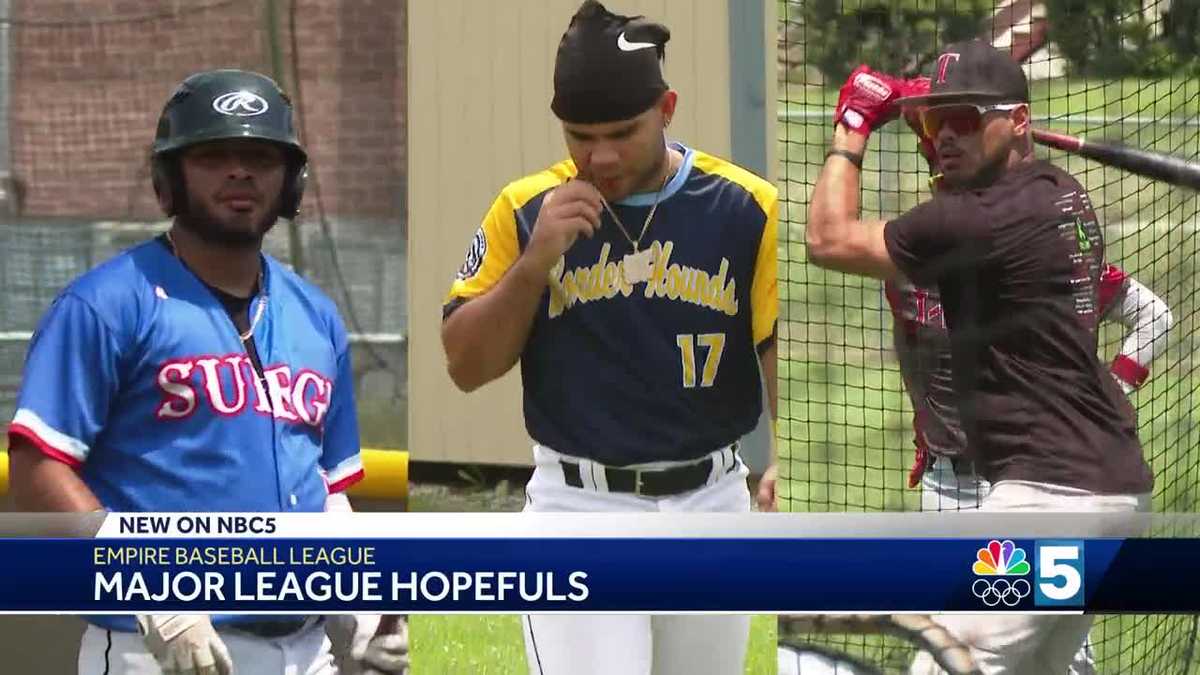 Three Venezuelan baseball players seeking return to MLB minor league system through Empire League [Video]