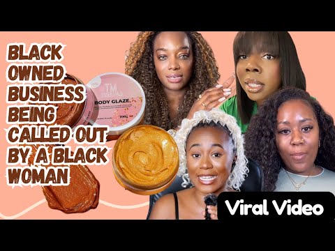 Black Owned Business Canvas Body Glaze Being Called Out By Black Woman – Viral Video