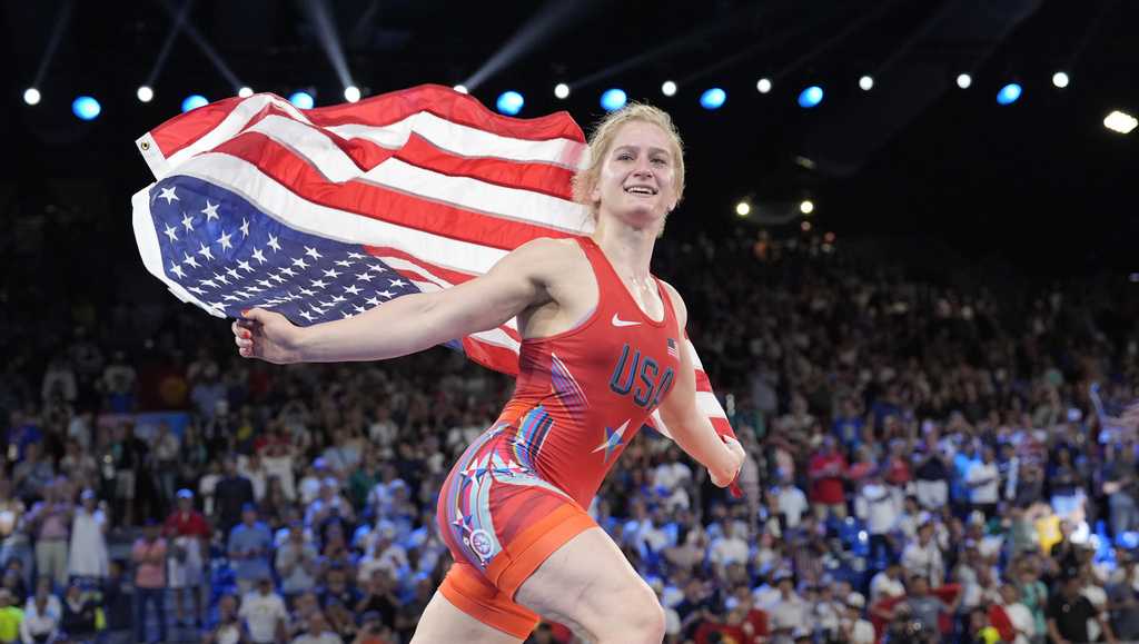 Amit Elor, 20, becomes youngest U.S. wrestler to win Olympic gold by claiming women