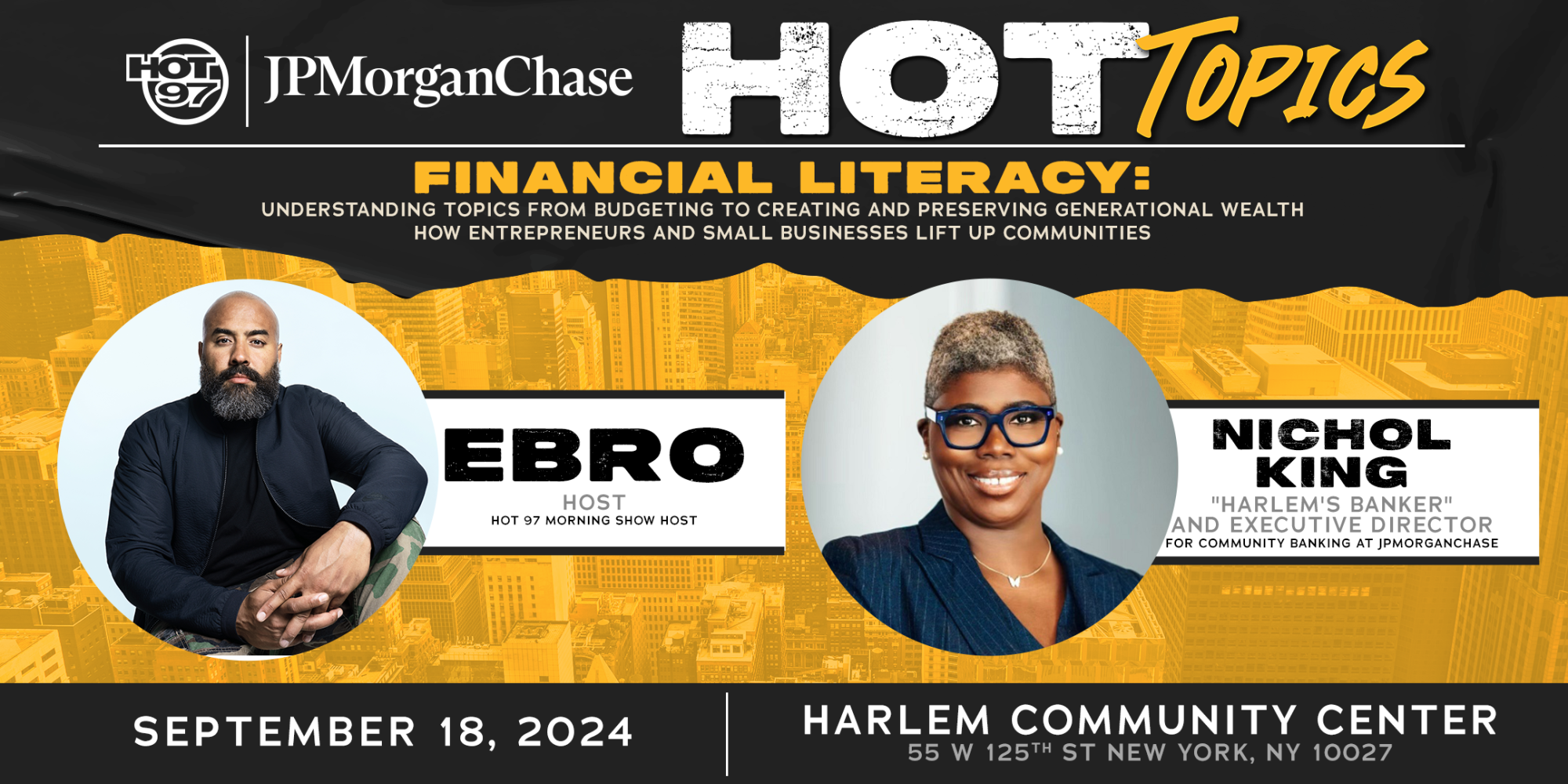 HOT 97’s HOT Topic: Financial Literacy with Ebro [Video]