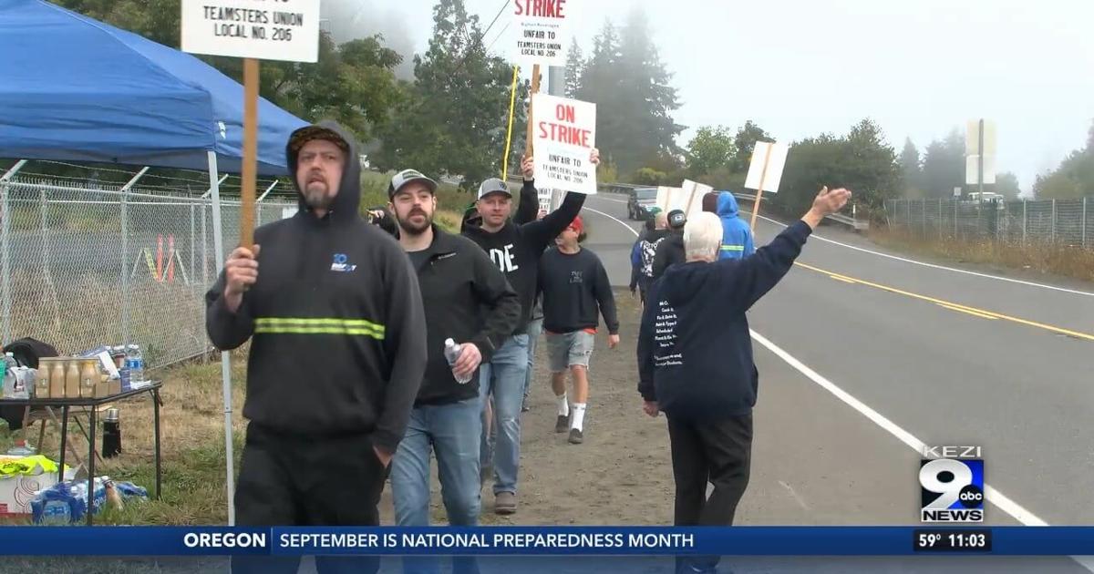 "Bigfoot Beverages" employees hit the picket line, striking against proposed retirement plans | Video