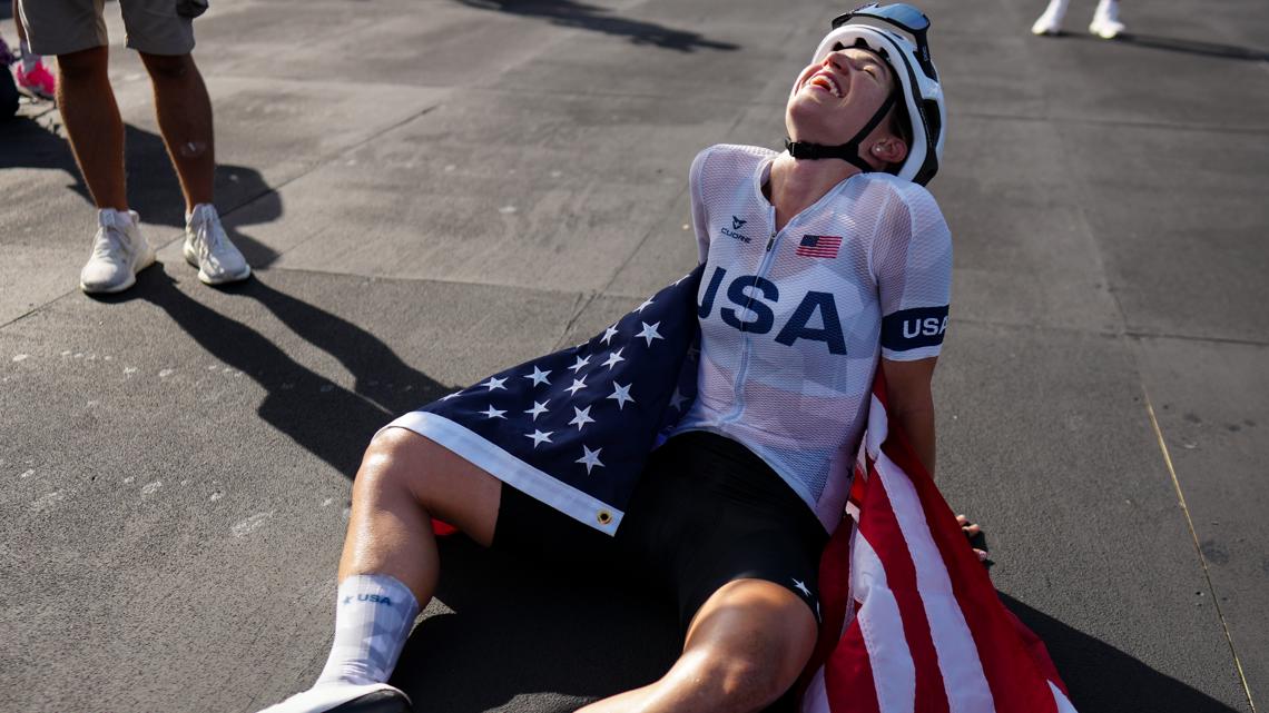 US rider Kristen Faulkner wins women’s road race [Video]