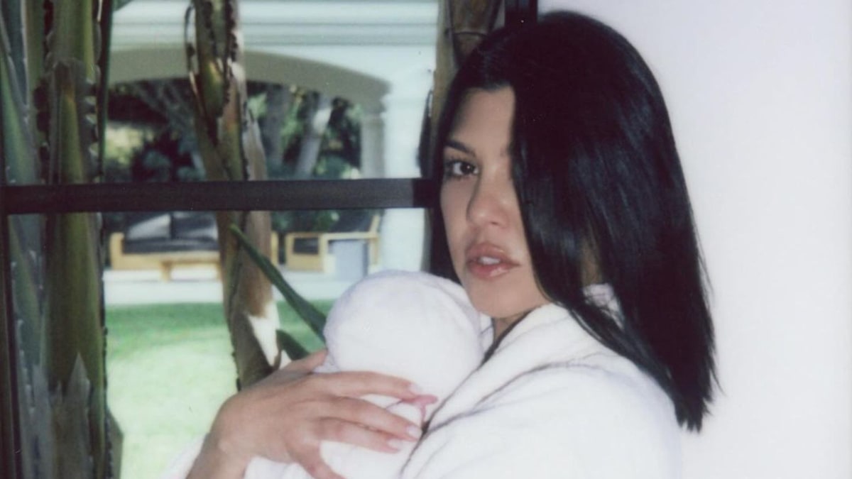 Kourtney Kardashian shares adorable new photo of baby Rocky as we’ve never seen him before [Video]