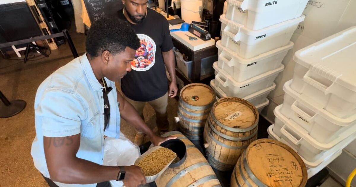 Black-owned roastery ages coffee beans in spirit barrels for distinctive taste [Video]