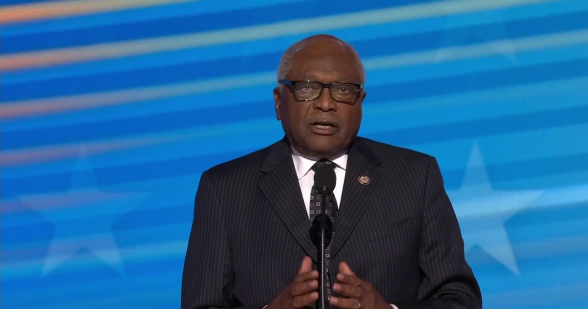 Rep. Jim Clyburn praises Biden and Harris administration at DNC [Video]