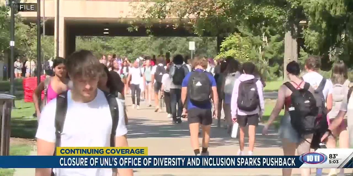 Closure of UNL’s Office of Diversity and Inclusion sparks pushback [Video]