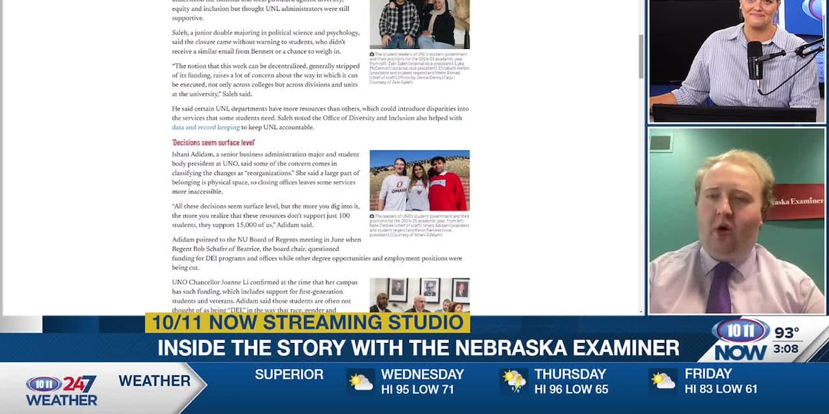 INSIDE THE STORY: Nebraska university system under fire after cutting diversity offices [Video]