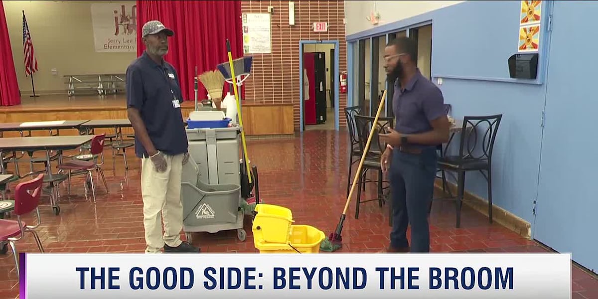 How one school custodian has gone beyond the broom for his students [Video]