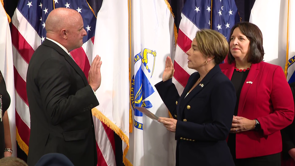 Col. Noble sworn in as new leader of Massachusetts State Police [Video]