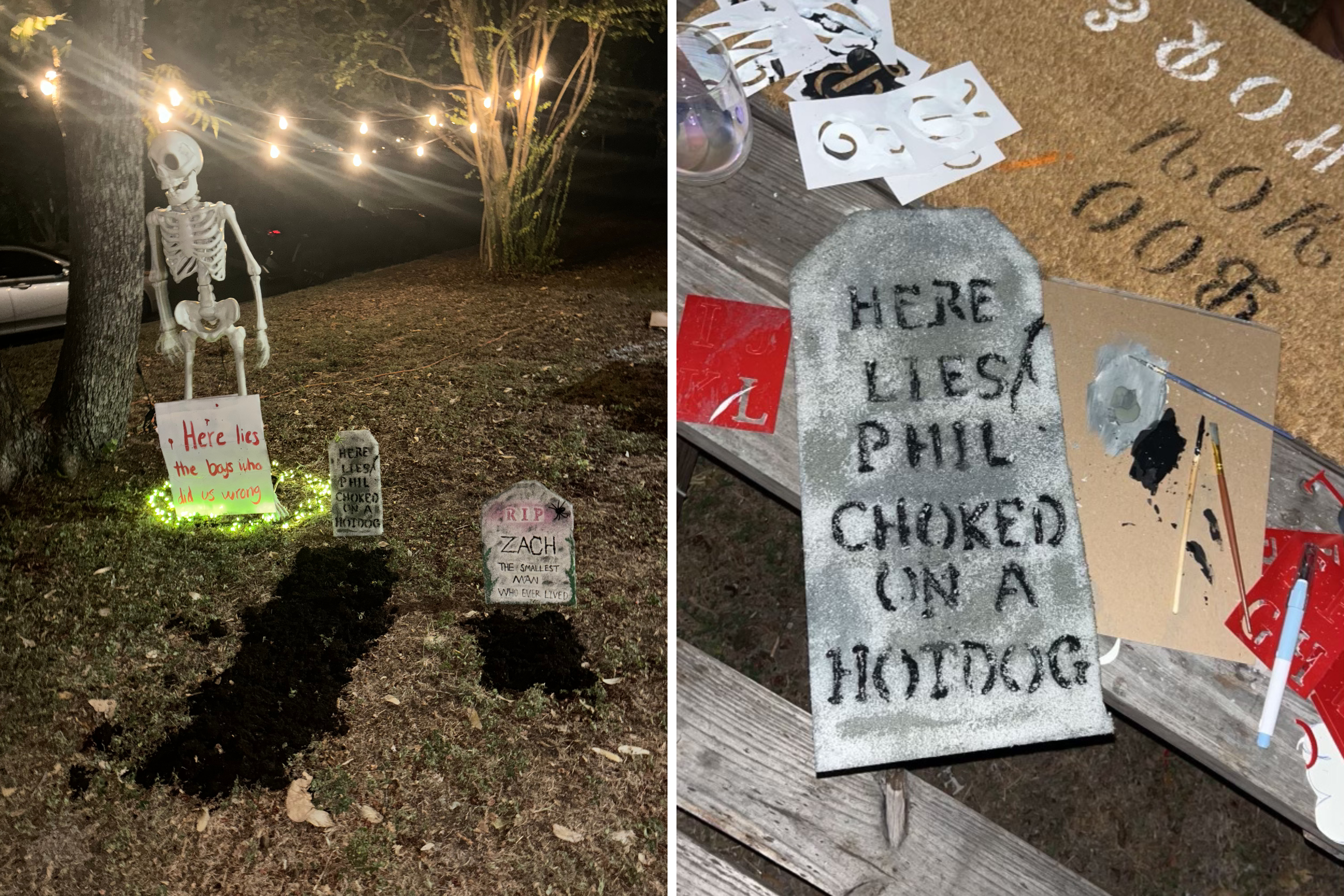 Gen Z Women Decide To Mark Halloween by Creating Graves for Ex-Boyfriends [Video]