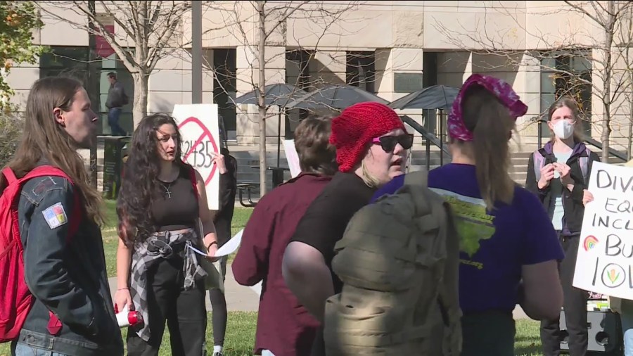 Students, community members protest DEI legislation at Iowa State University [Video]