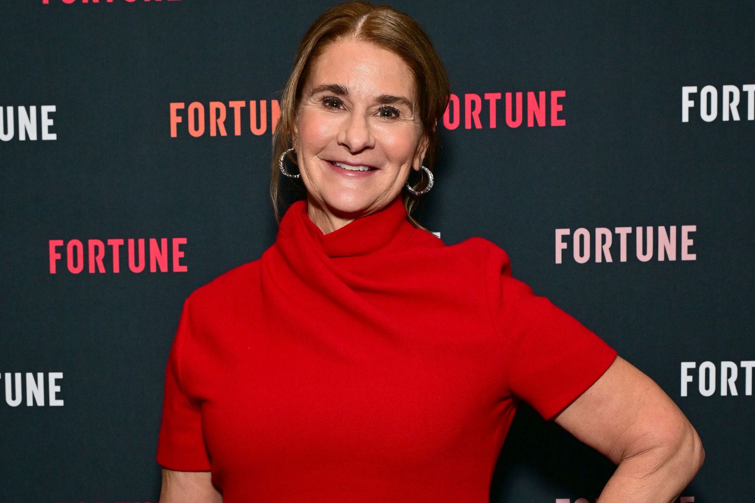 Melinda French Gates Holds Hands with Philip Vaughn [Video]