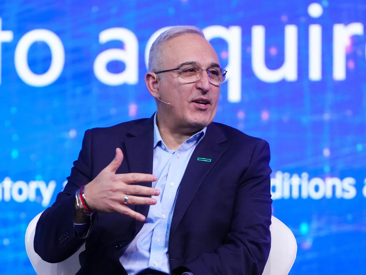 HPE CEO tells BI why he