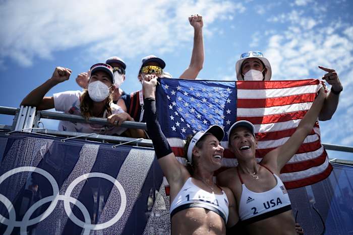 Tokyo beach volleyball gold medalist Alix Klineman will follow partner April Ross into retirement [Video]