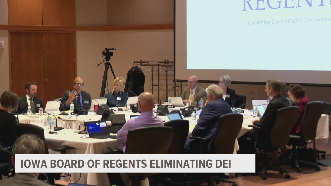 Iowa Board of Regents: Eliminating DEI from Iowa universities [Video]