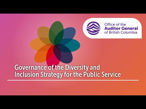 Governance of the Diversity and Inclusion Strategy for the Public Service [Video]