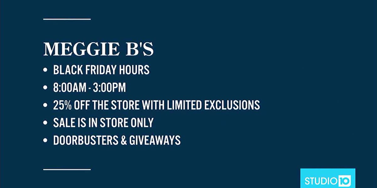 Black Friday at Meggie Bs [Video]