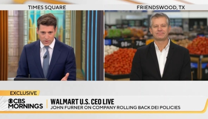 WATCH: Walmart CEO Quizzed on CBS After Ditching Woke DEI Policies [Video]