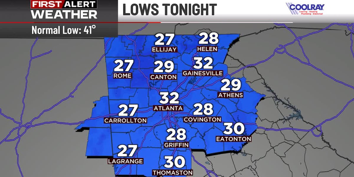 FIRST ALERT FORECAST: Another freezing start Sunday [Video]