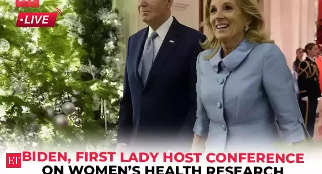 LIVE: Biden and first lady deliver remarks at White House womens health research conference - The Economic Times Video