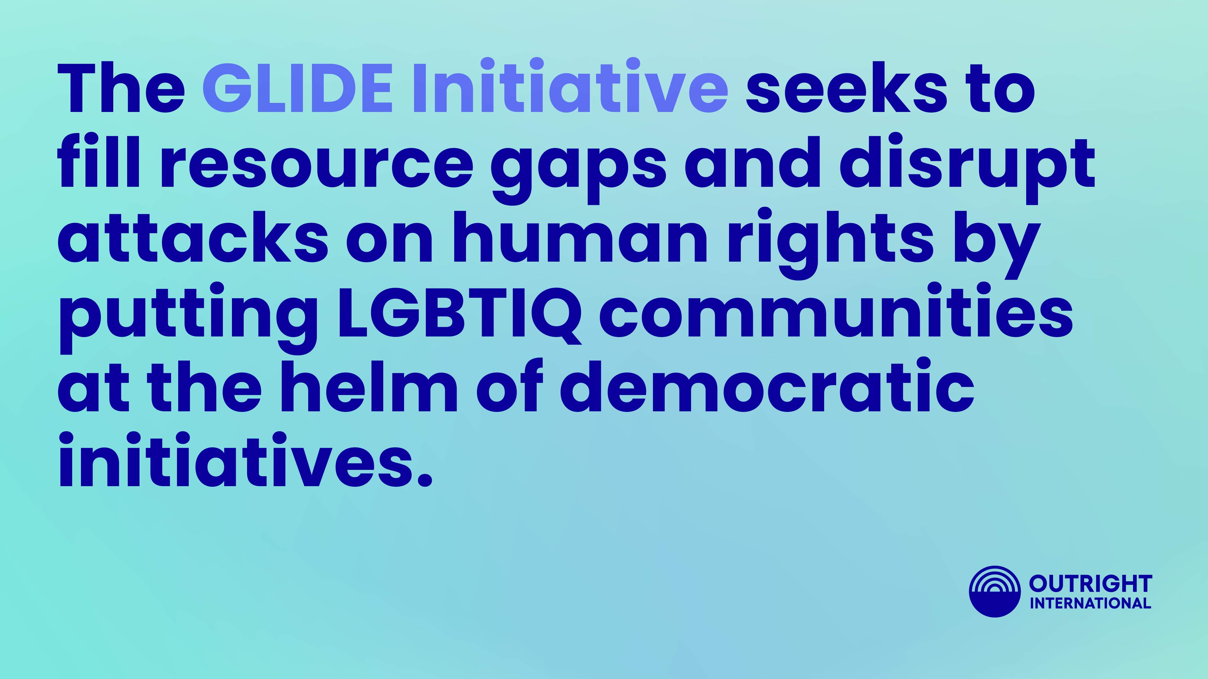 Empowering LGBTIQ+ Communities Through the GLIDE Initiative [Video]