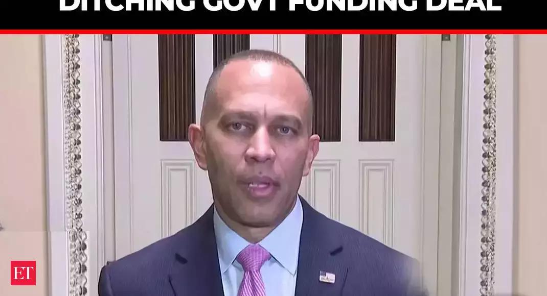 ‘Despite bipartisan agreement, House Republicans backtracked to shut down govt’: US House Minority Leader Hakeem Jeffries – The Economic Times Video