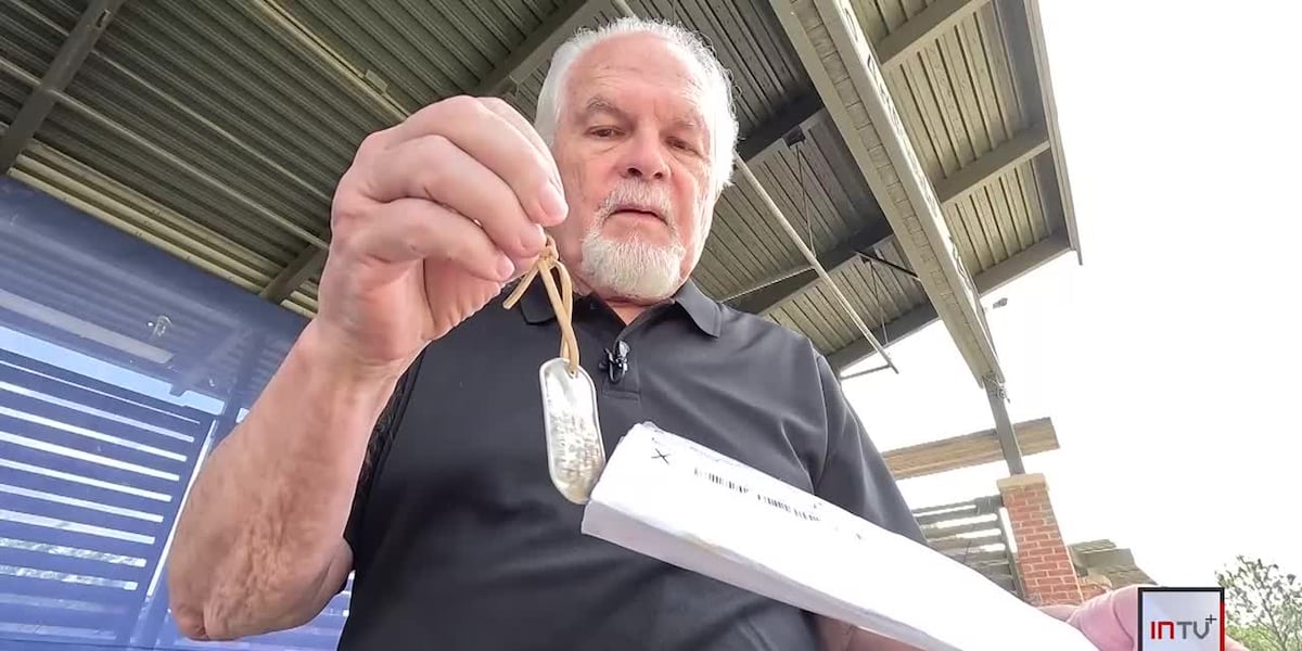 Vietnam veteran reunited with dog tag over 50 years after it was lost during the war [Video]