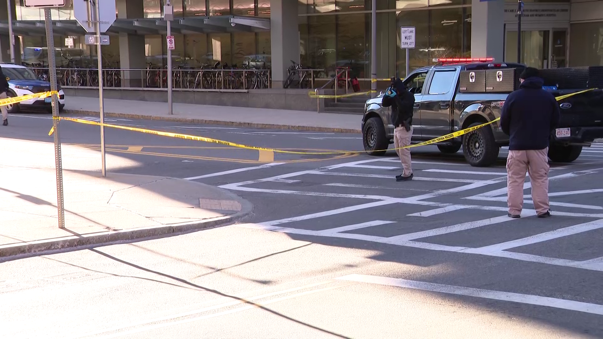 Pedestrian struck by pickup truck near Brigham and Women