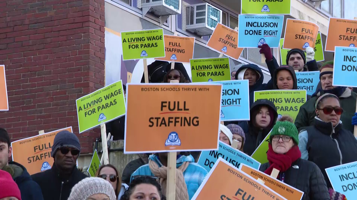 Boston teachers rally for better pay, student support [Video]