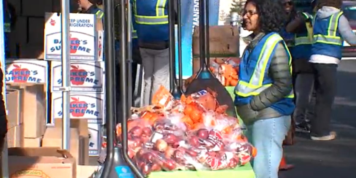 Sunshine Division & Kaiser distribute food boxes on MLK Day [Video]